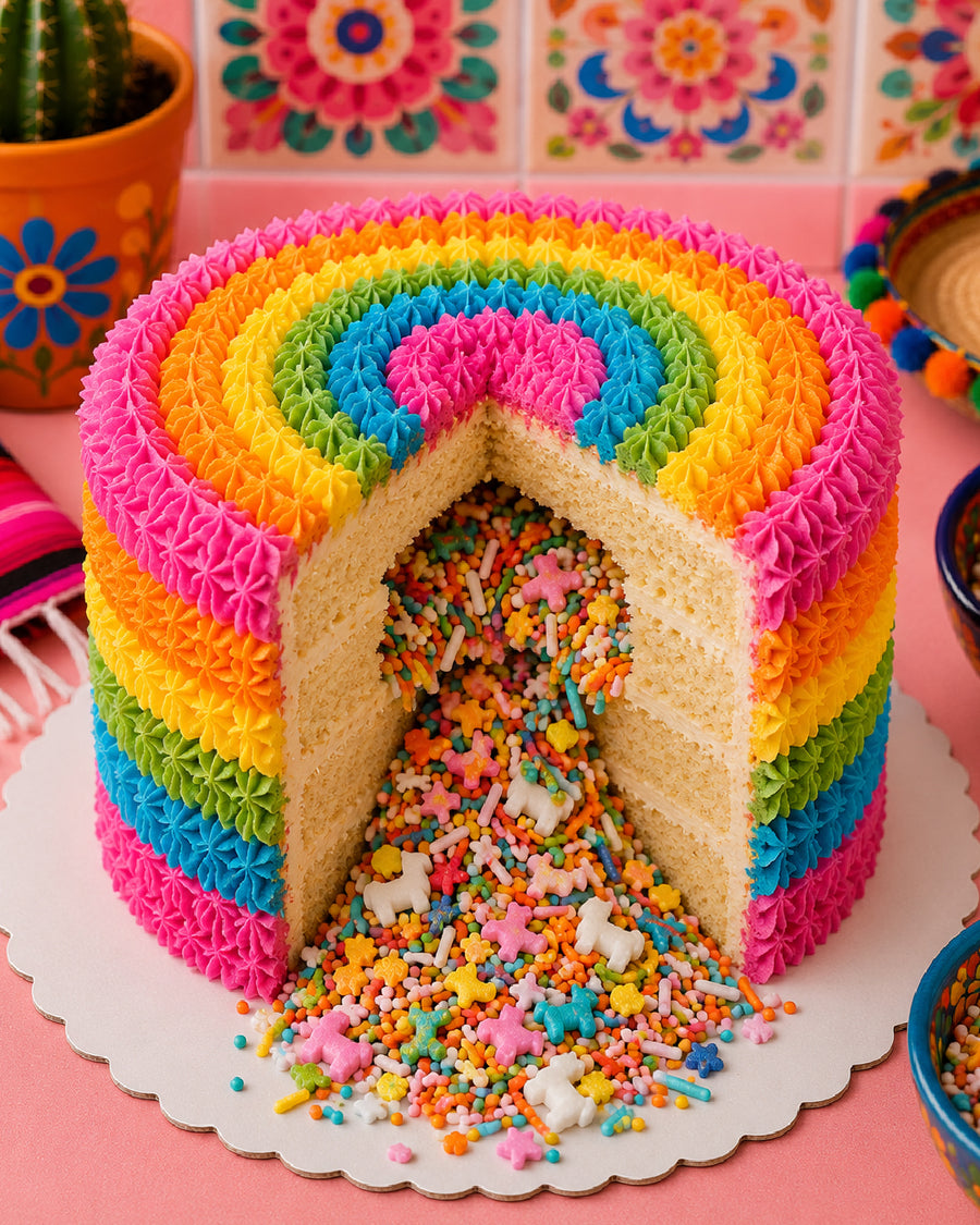 Easy Piñata Cake Tutorial