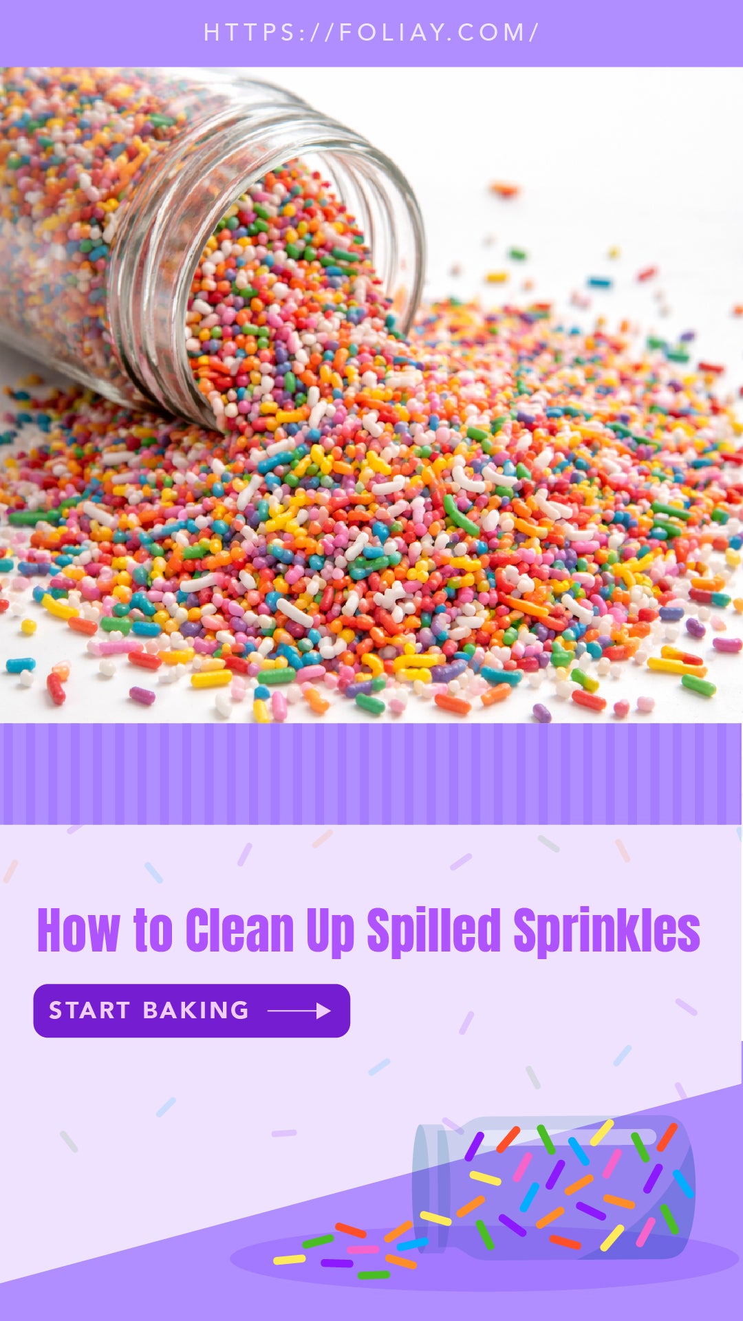 How to Clean Up Spilled Sprinkles (The Easy Way)