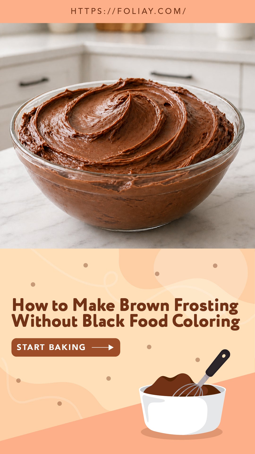 How to Make Brown Frosting Without Black Food Coloring?