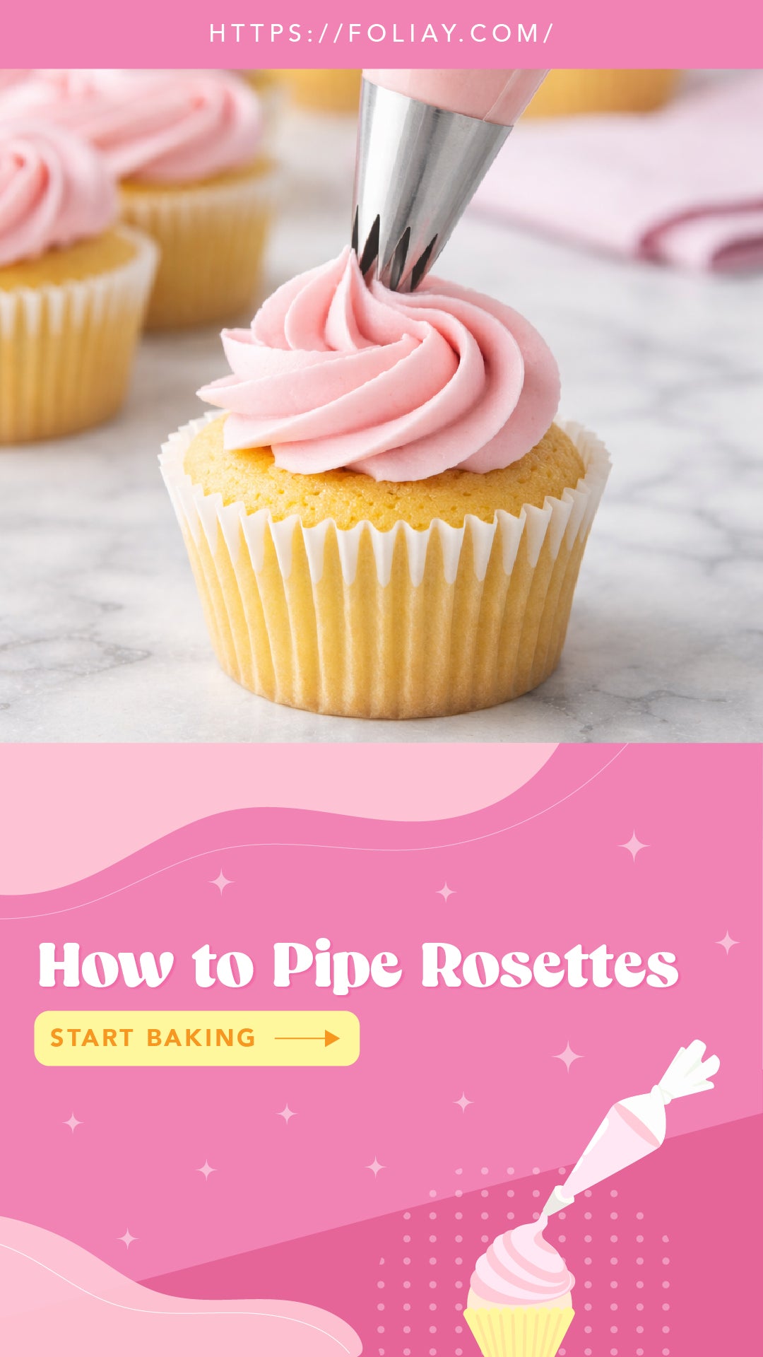 How to Pipe Rosettes?
