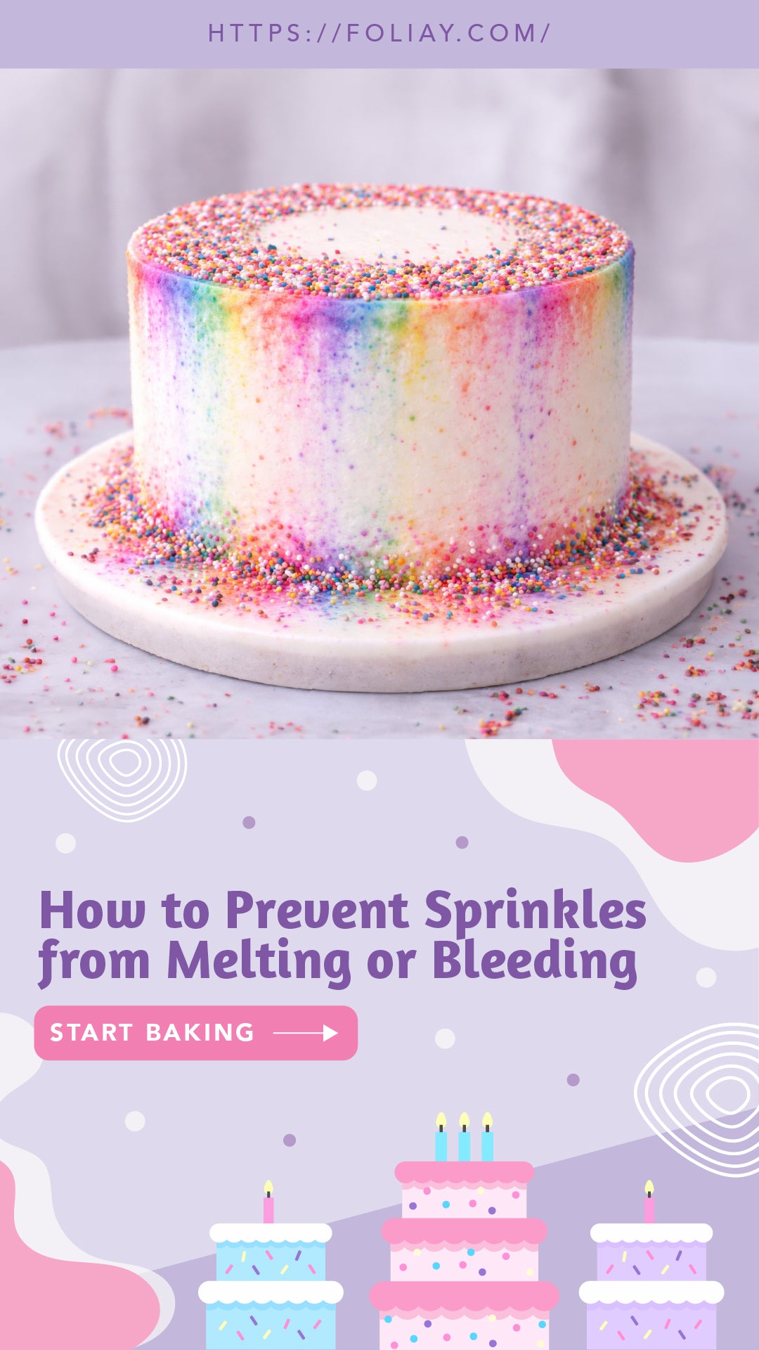 How to Prevent Sprinkles from Melting or Bleeding