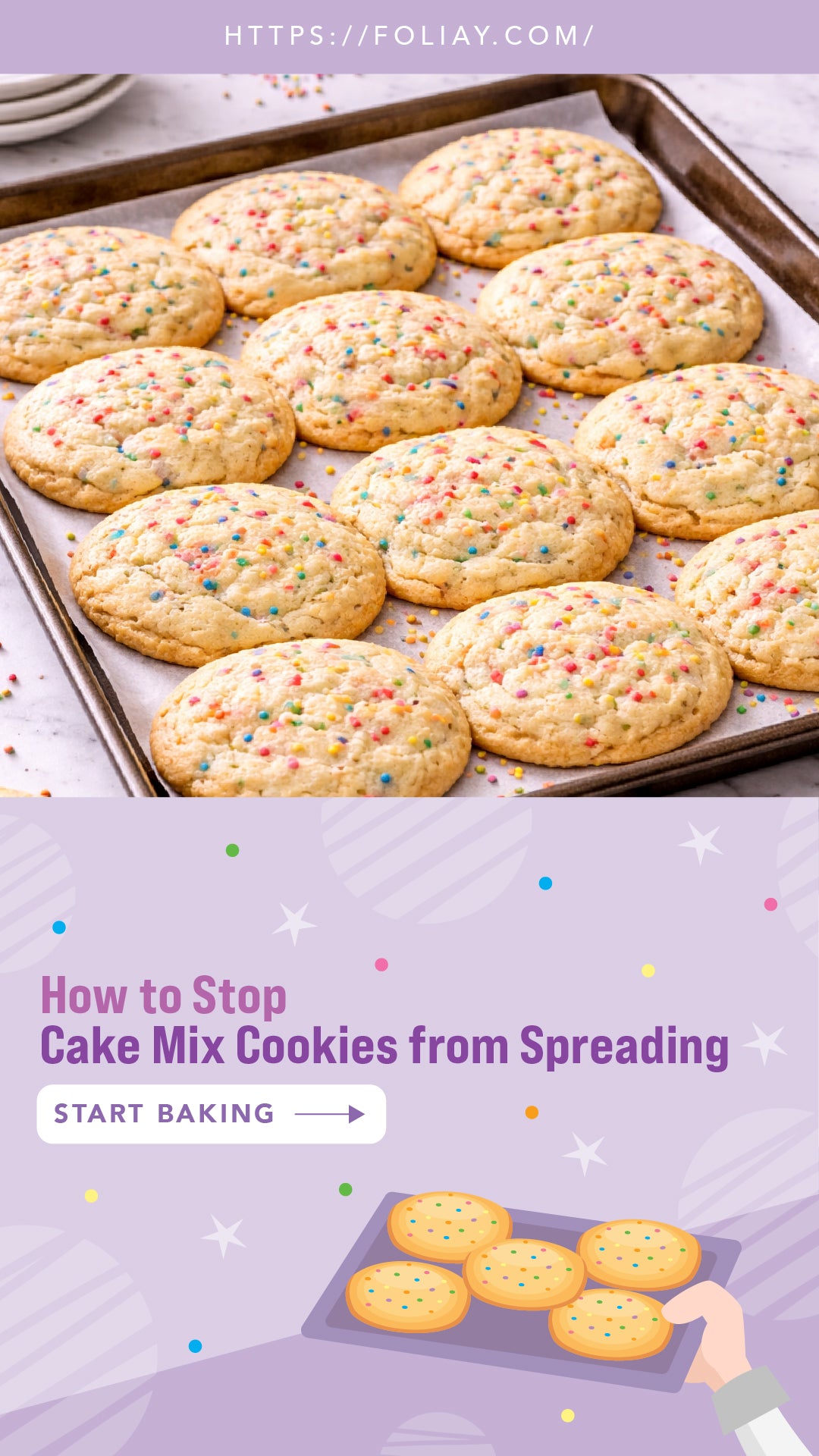 How to Stop Cake Mix Cookies from Spreading