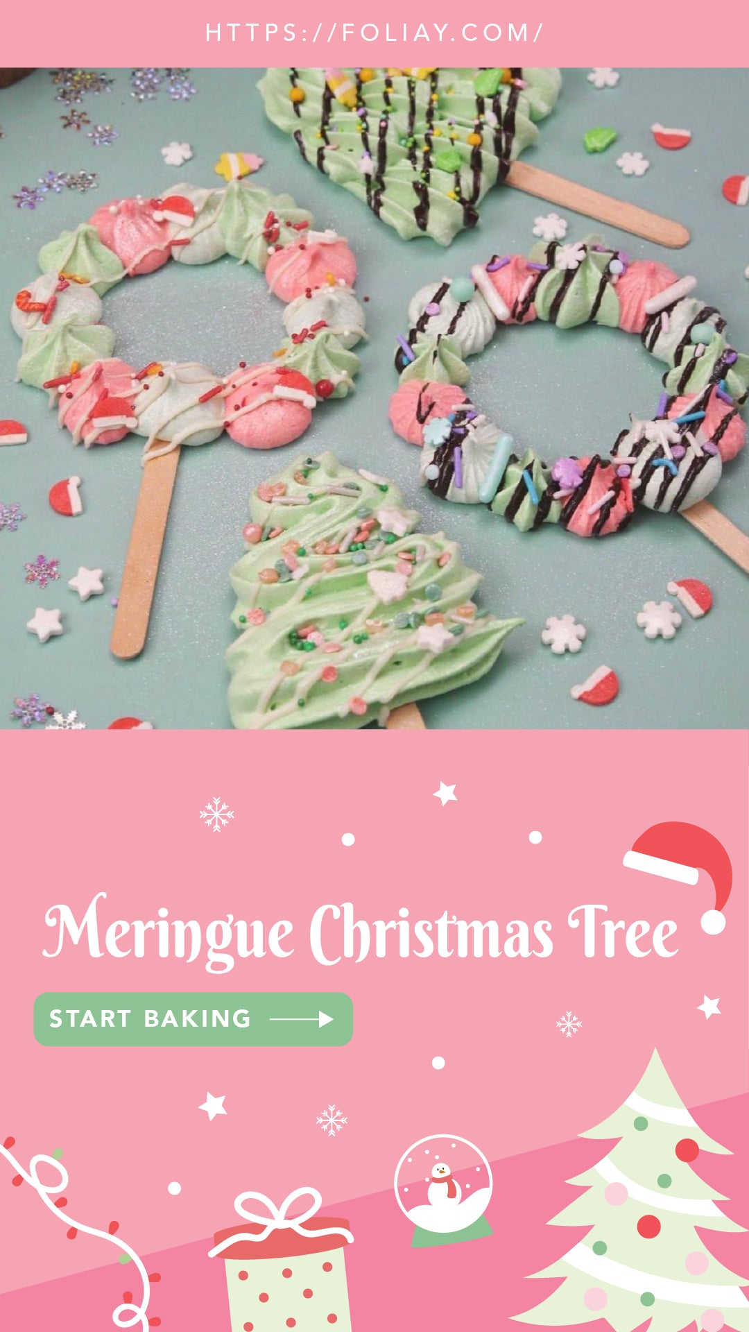 Meringue Christmas Tree