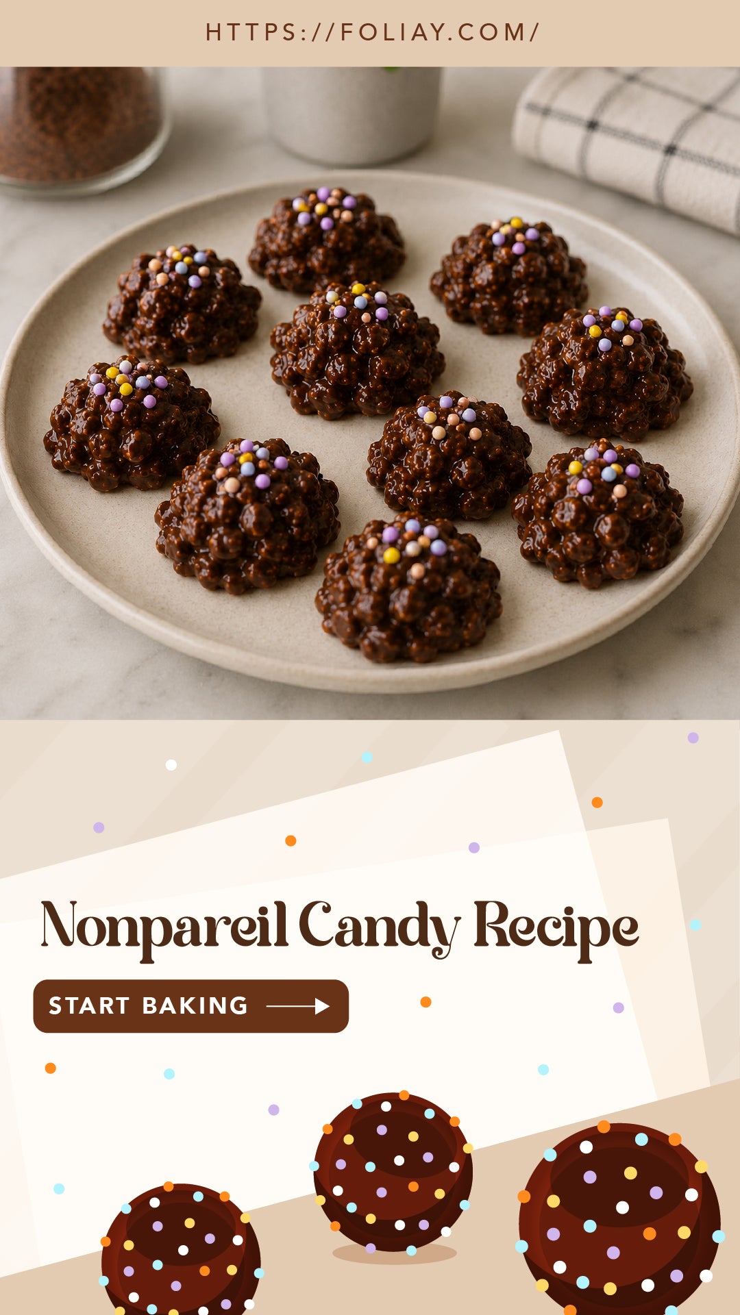 Nonpareil Candy Recipe (Easy Chocolate Clusters)
