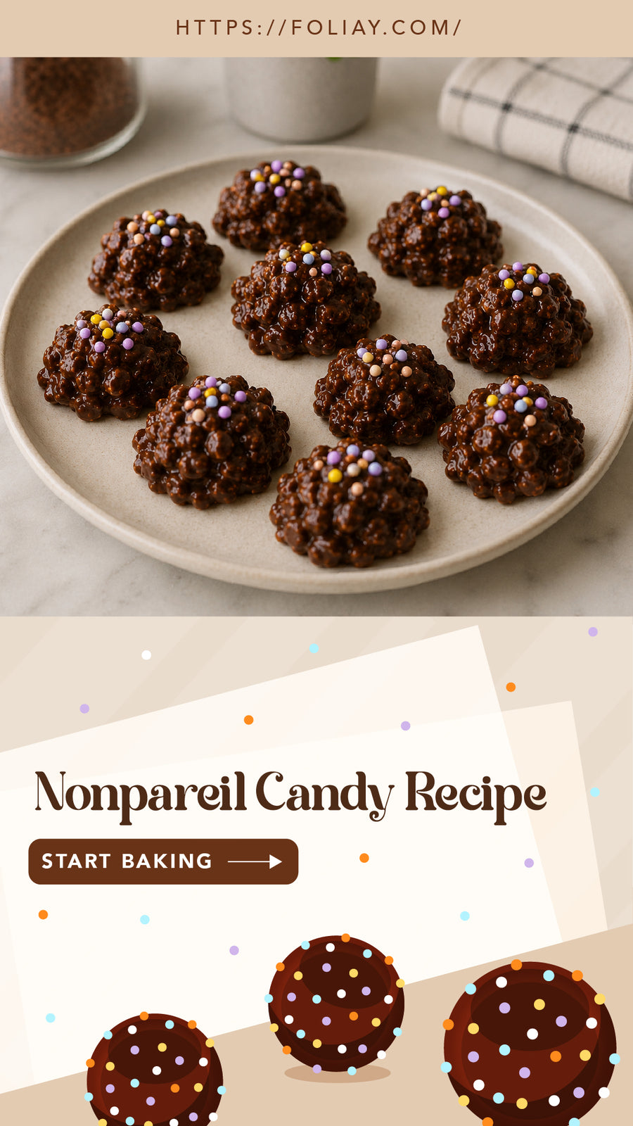 Nonpareil Candy Recipe (Easy Chocolate Clusters)