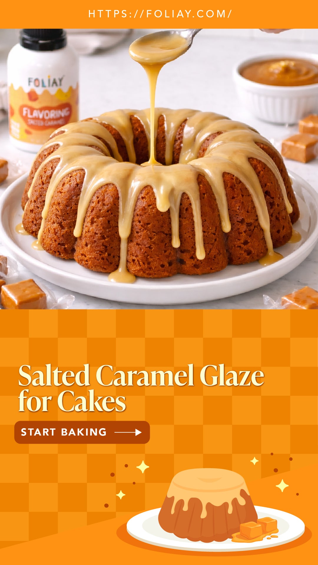 How Do You Get a Smooth and Glossy Salted Caramel Glaze?