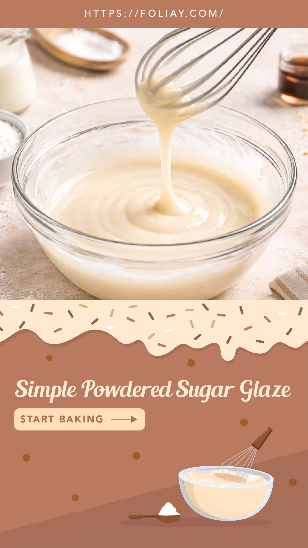 Simple Powdered Sugar Glaze