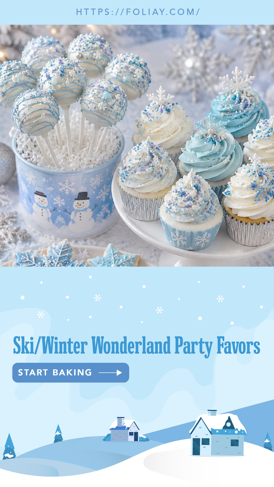 Ski/Winter Wonderland Party Favors