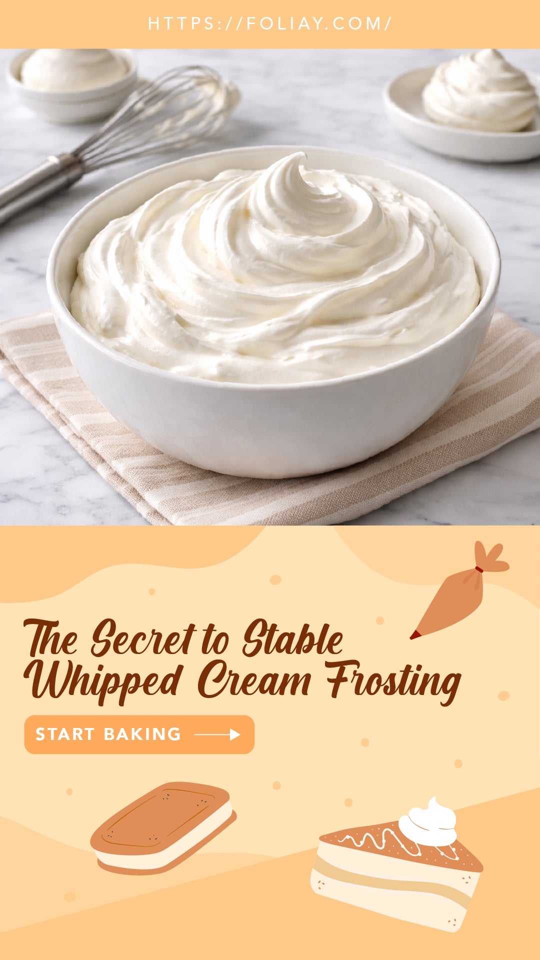 The Secret to Stable Whipped Cream Frosting