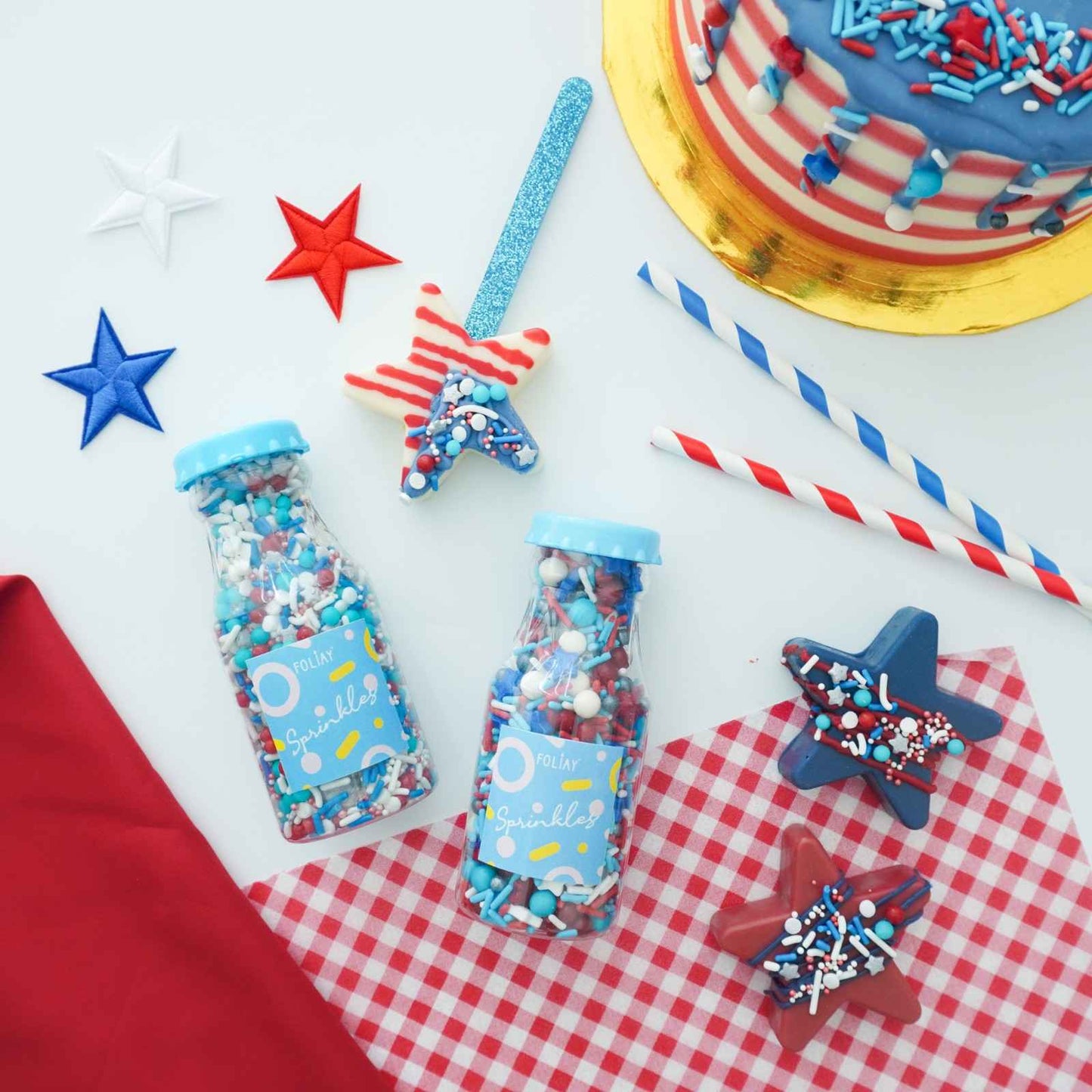 Stars And Stripes Sprinkle Mix