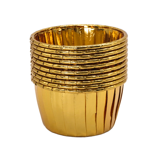 Gold Cupcake Liners - 10 Count