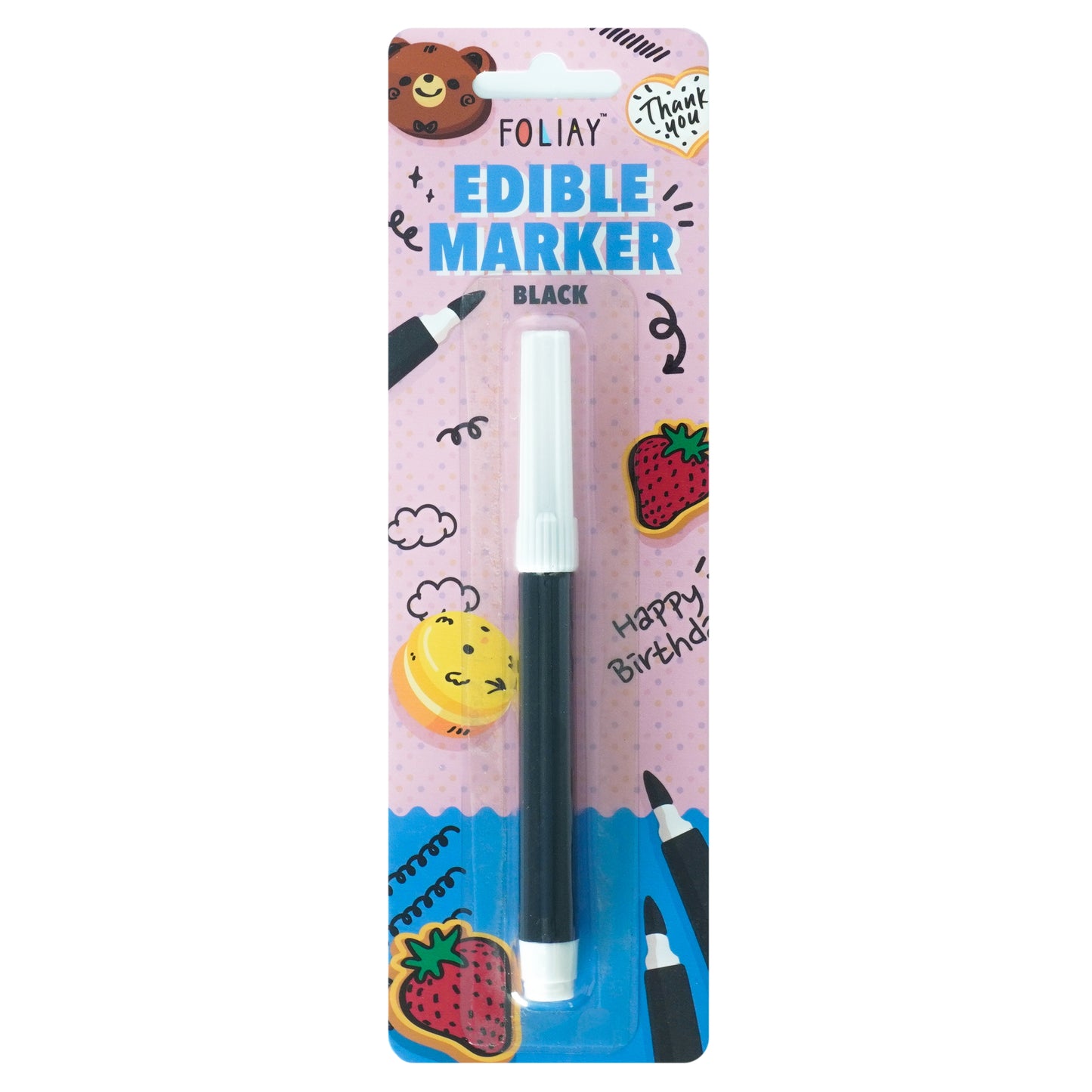 Black Edible Food Coloring Marker
