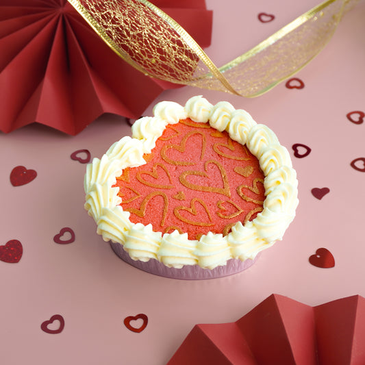 5.9" x 5.9" Hearts Cookie Stencil