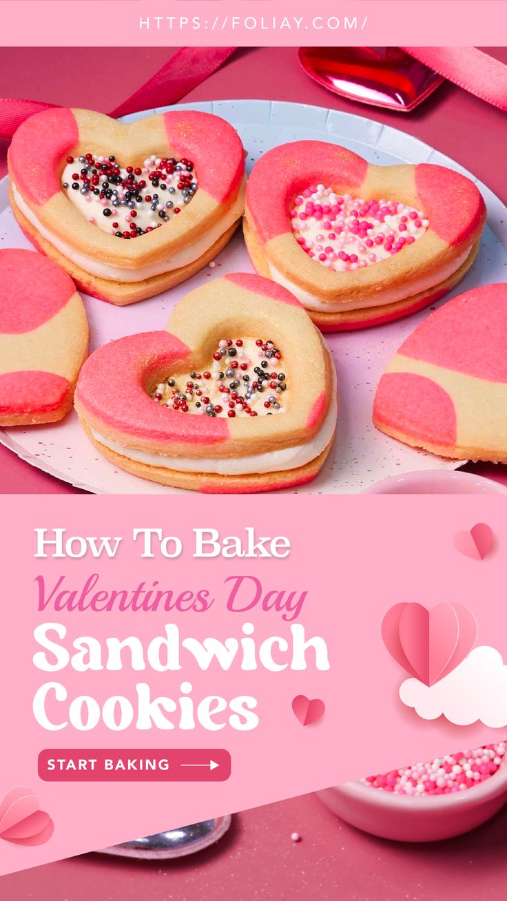 Easy Valentine Sandwich Cookies Recipe!