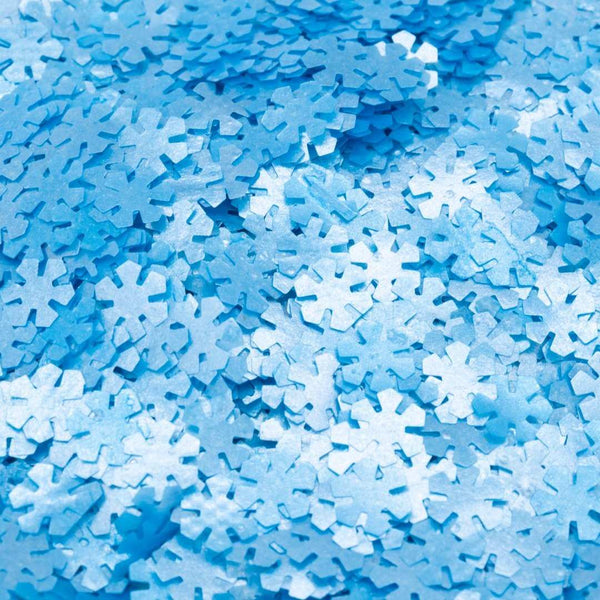 Glitter Blue Snowflake