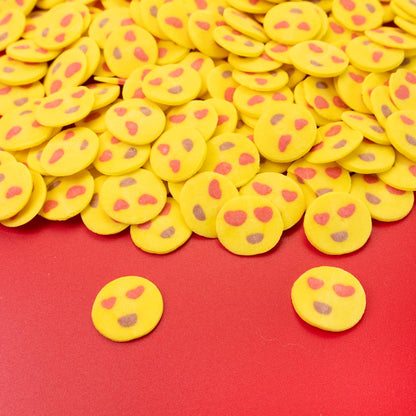 Heart Eyes Emoji Edible Cake Decoration