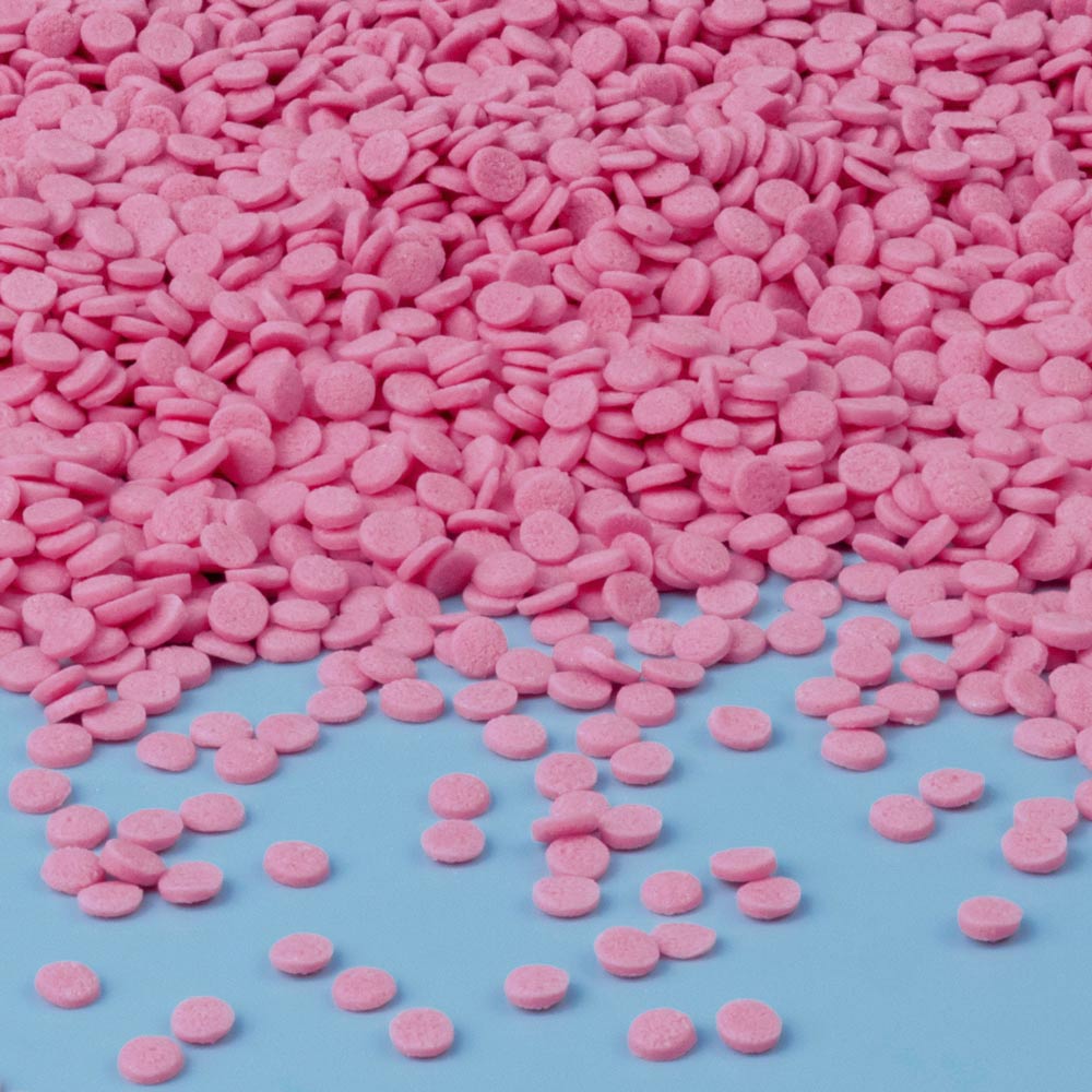Neon Pink Quin Sprinkles