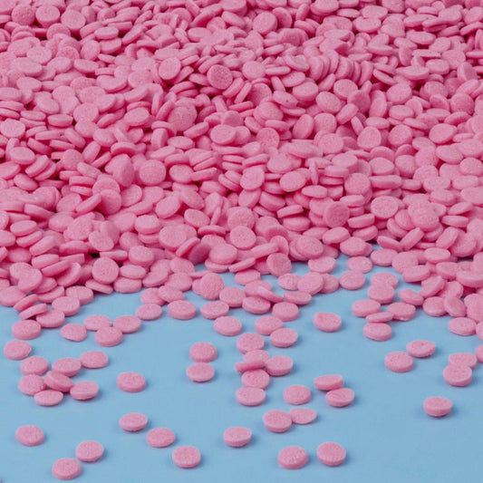 Neon Pink Quin Sprinkles