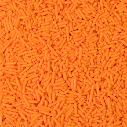 Neon Orange Glow In The Dark Jimmies Sprinkles