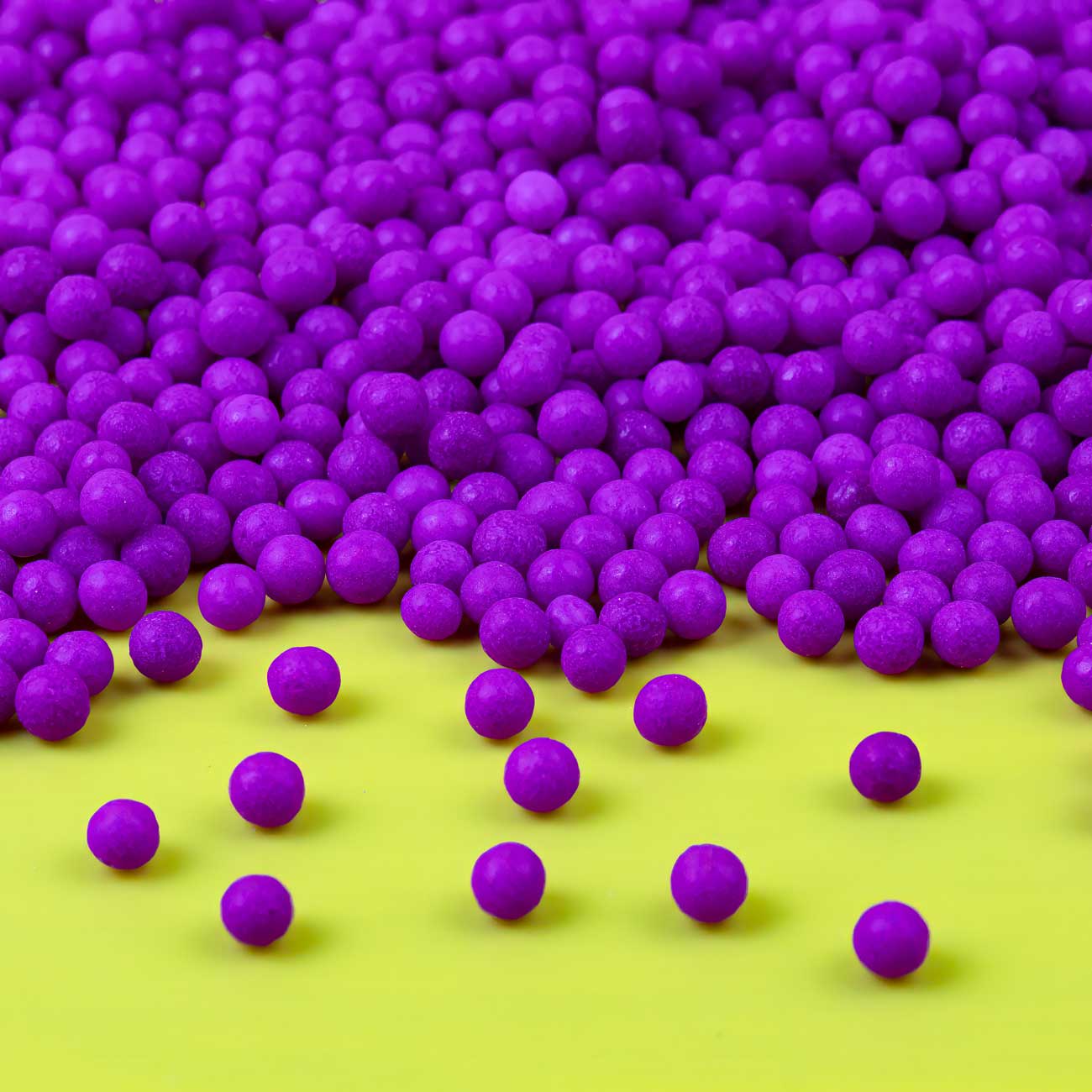 Neon Purple Glow In The Dark Sugar Pearls