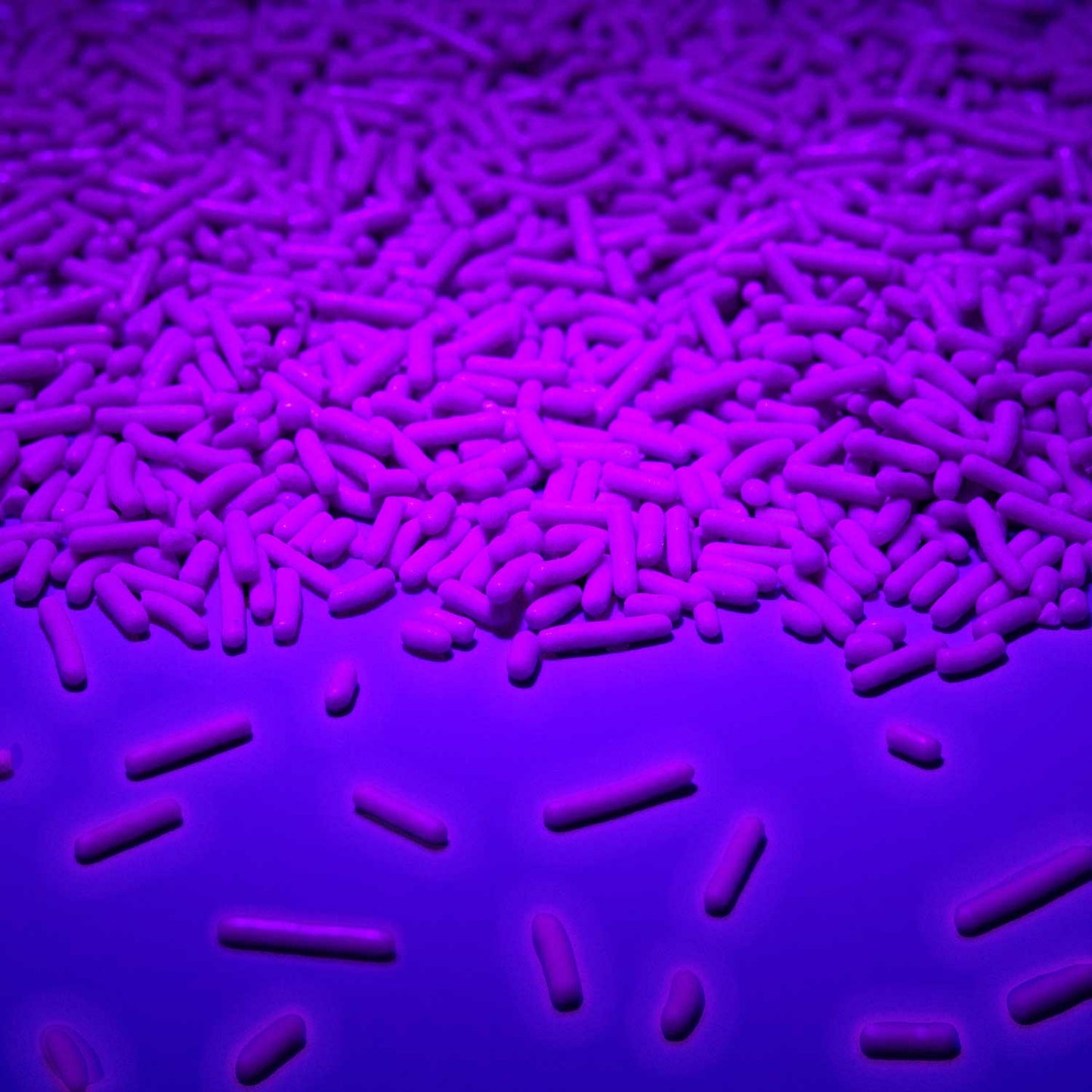 Neon Purple Glow In The Dark Jimmies Sprinkles