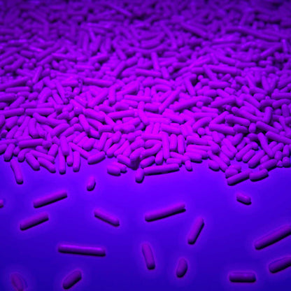 Neon Purple Glow In The Dark Jimmies Sprinkles