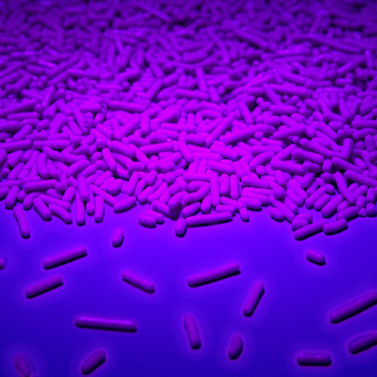 Neon Purple Glow In The Dark Jimmies Sprinkles