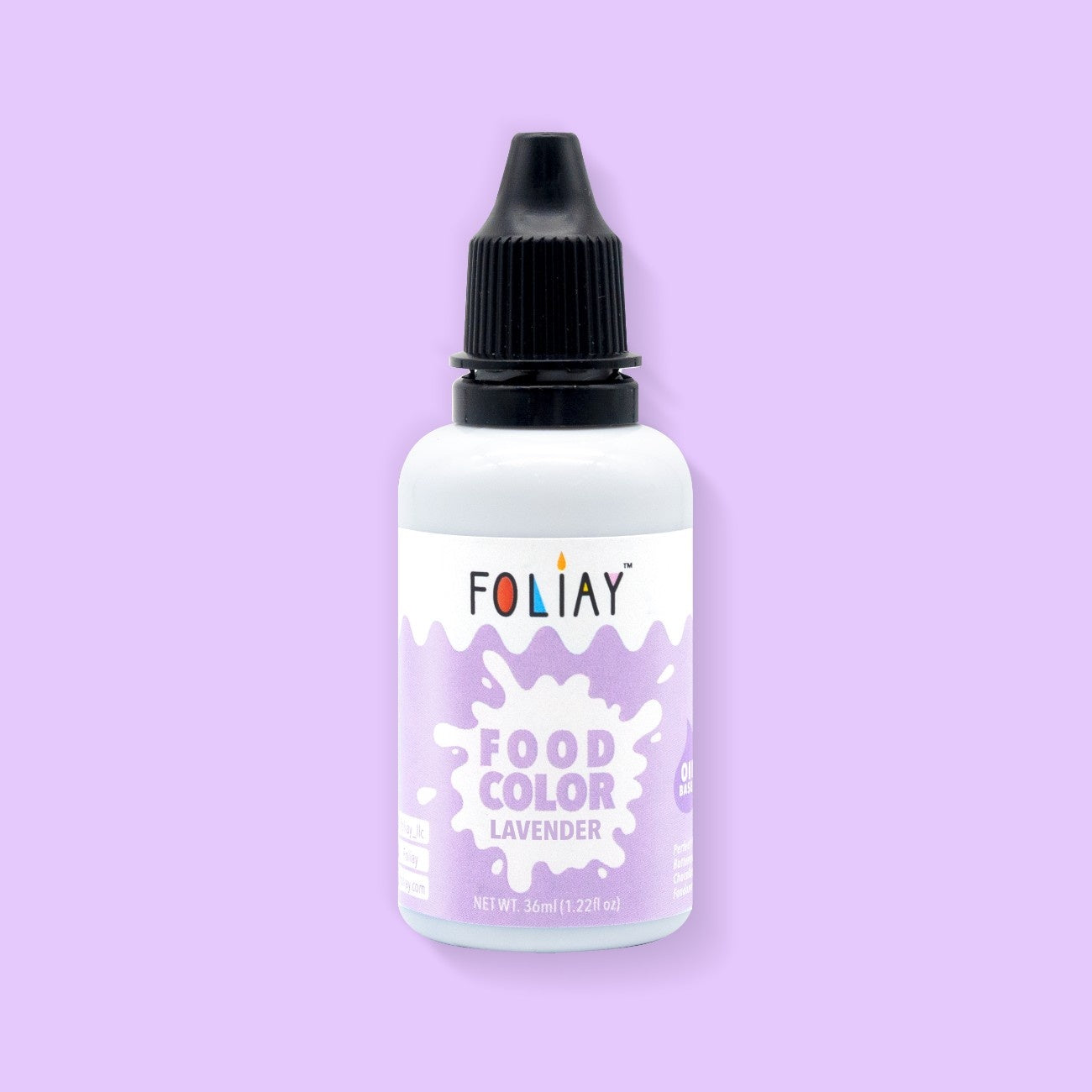 Oil Based Food Color Lavender 1.22oz