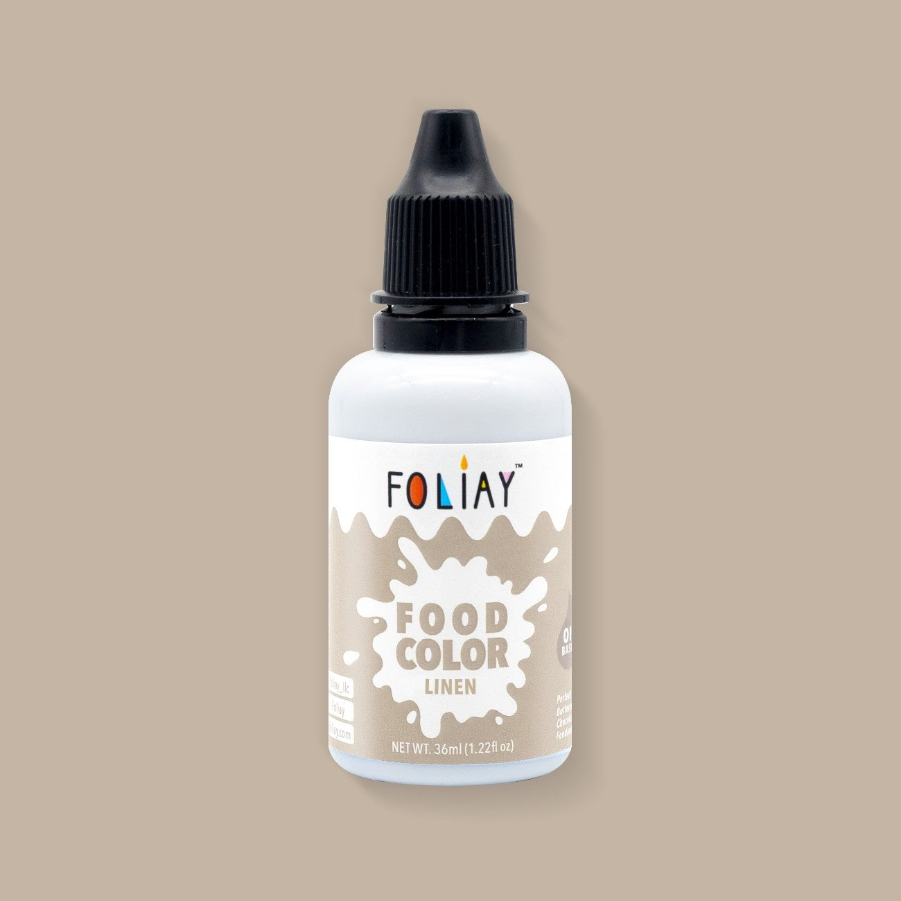 Oil Based Food Color Linen 1.22oz