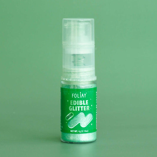 Green Glitter Spray