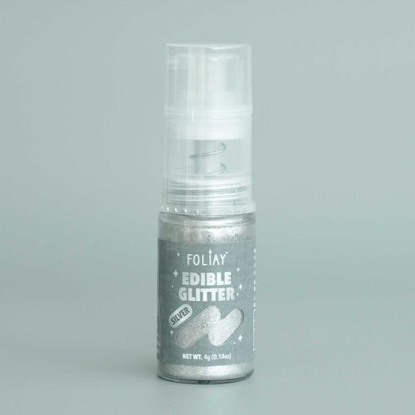 Silver Edible Glitter Spray