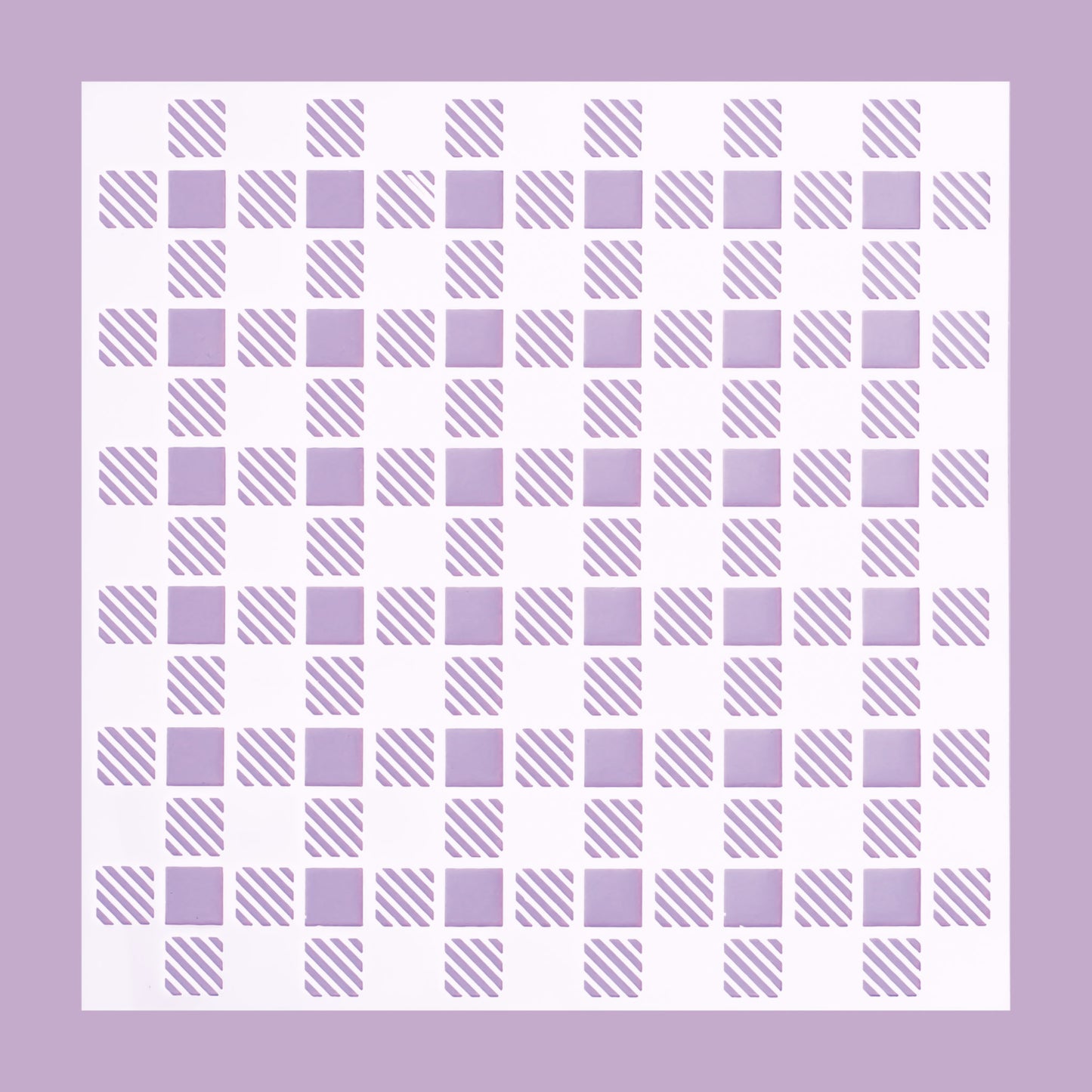5.9" x 5.9" Squares Cookie Stencil