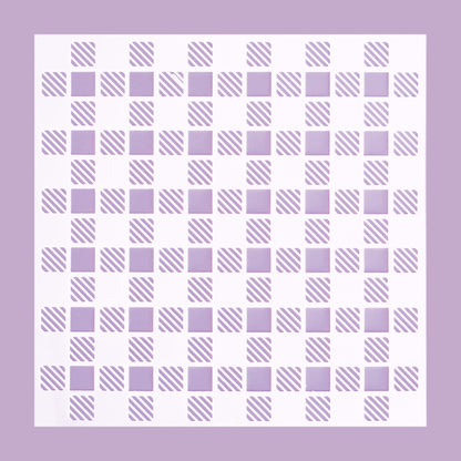 5.9" x 5.9" Squares Cookie Stencil