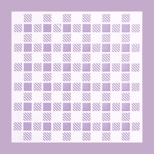 5.9" x 5.9" Squares Cookie Stencil