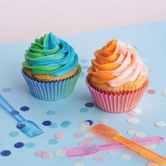 Blue & Yellow Gradient Standard Cupcake Liners - 25 Count