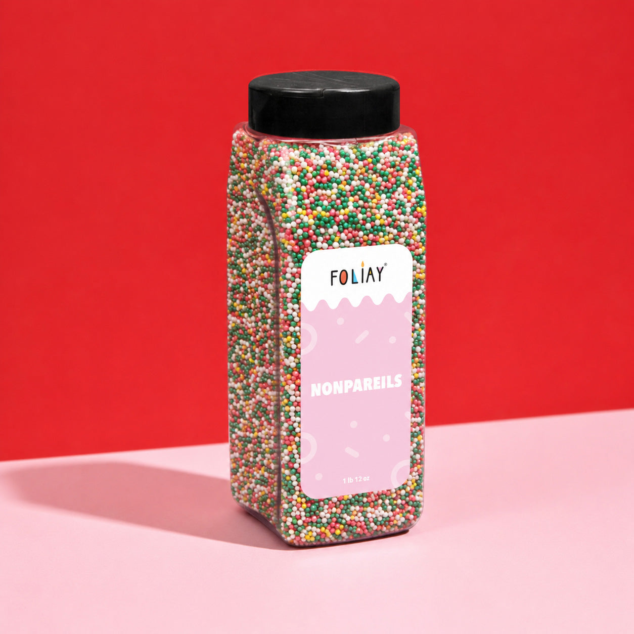 Holly Jolly Nonpareils Mix 28oz Pack