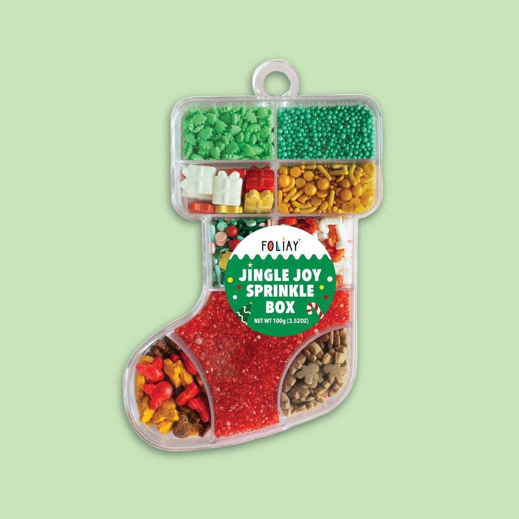 Jingle Joy 9 Cell Sprinkle Box