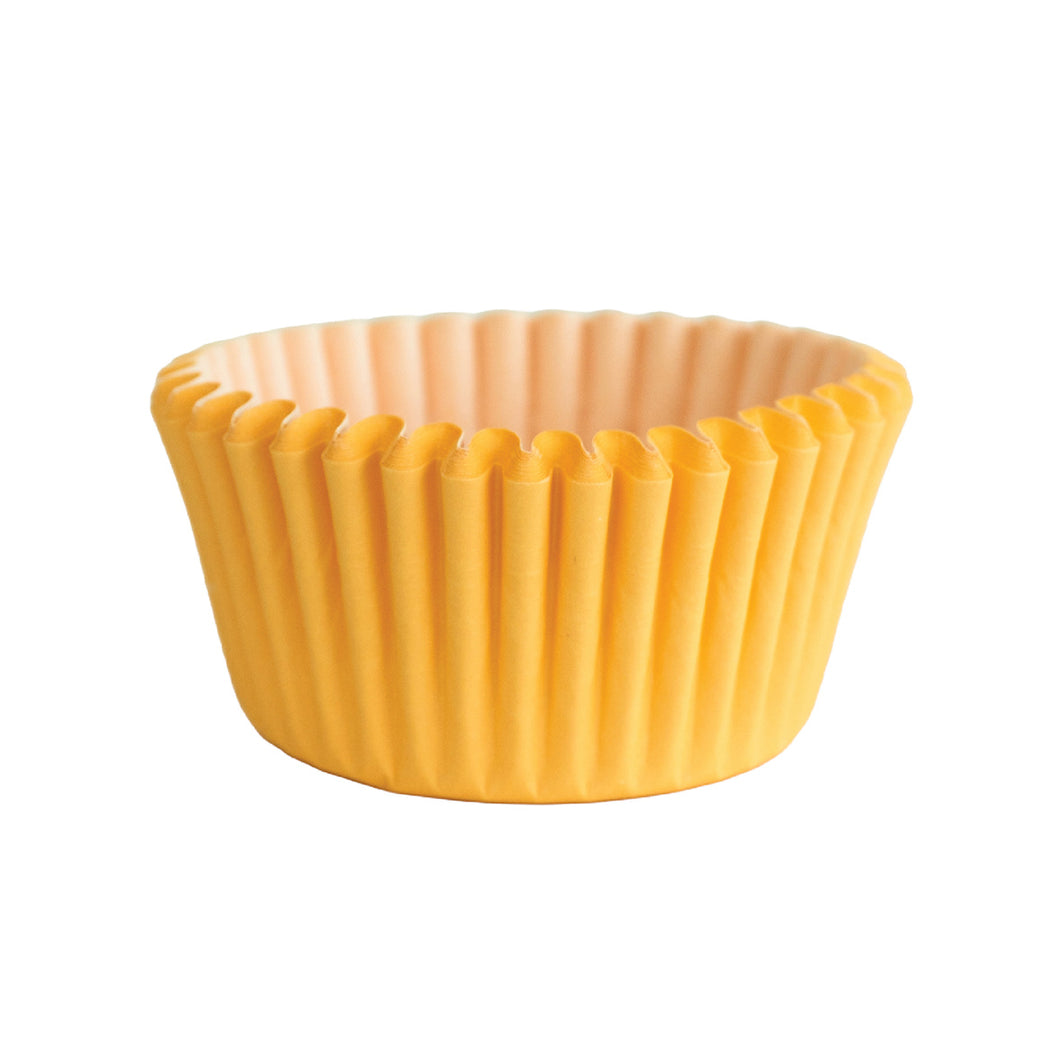 Solid Orange Cupcake Liners