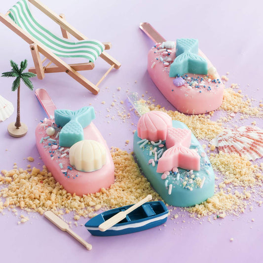 Mermaid Tail & Seashell Silicone Mold