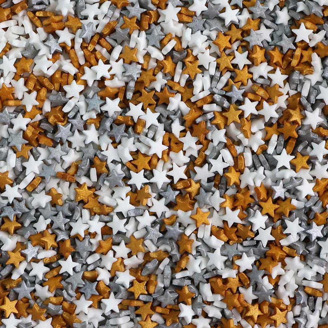 Multi Metallic Stars Quin Sprinkles