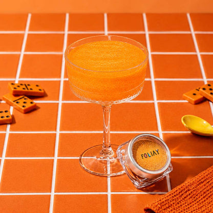 Orange Edible Glitter