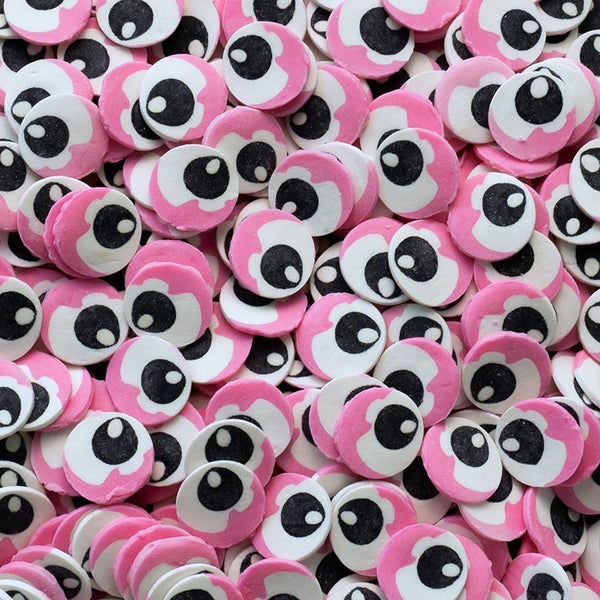 Pink Eyeball Edible Cake Decoration