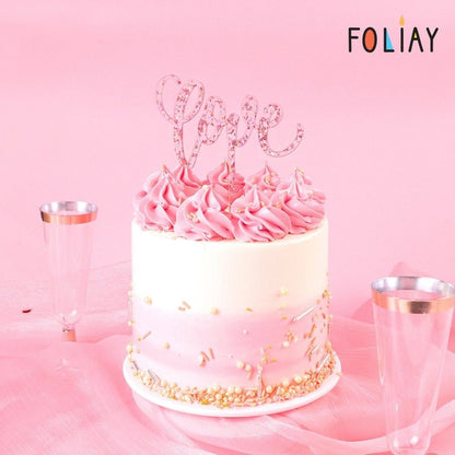 Rose Gold Love Topper