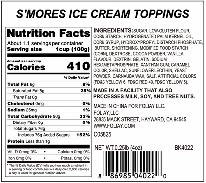 Making S'Mores Memories Ice Cream Toppings