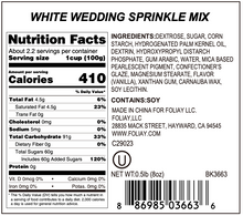 Load image into Gallery viewer, White Wedding Sprinkle Mix
