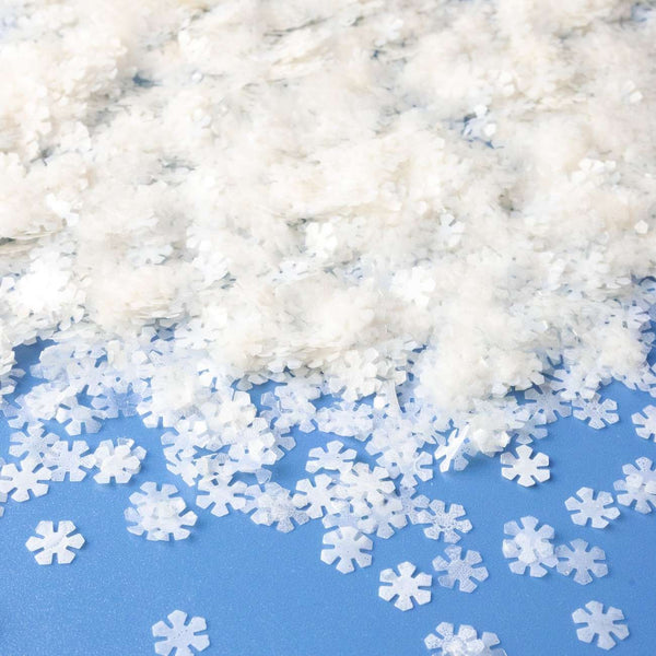 Glitter White Snowflake