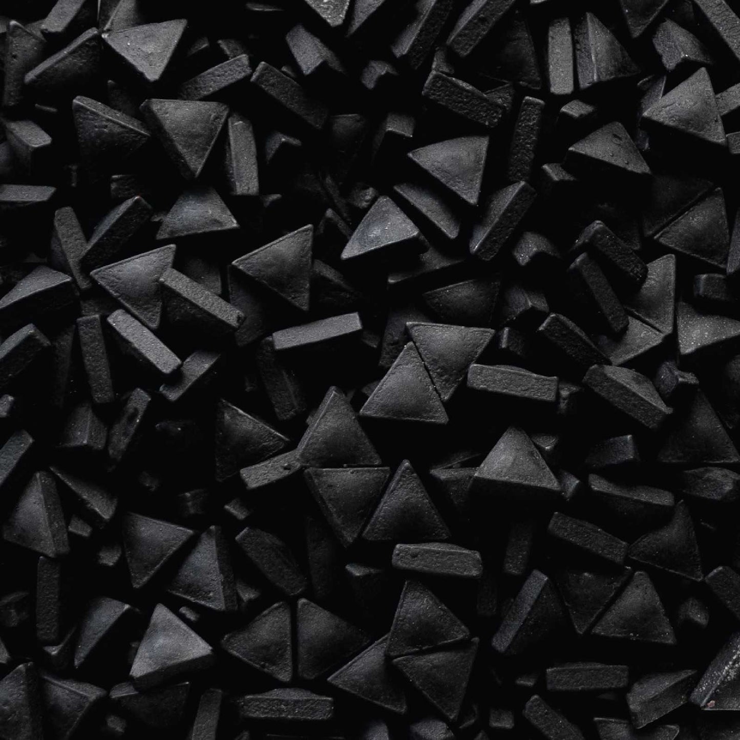 Black Triangle Candy Sprinkles
