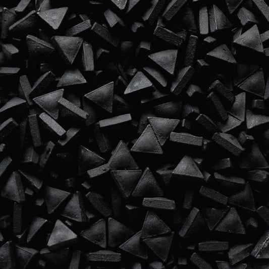 Black Triangle Candy Sprinkles