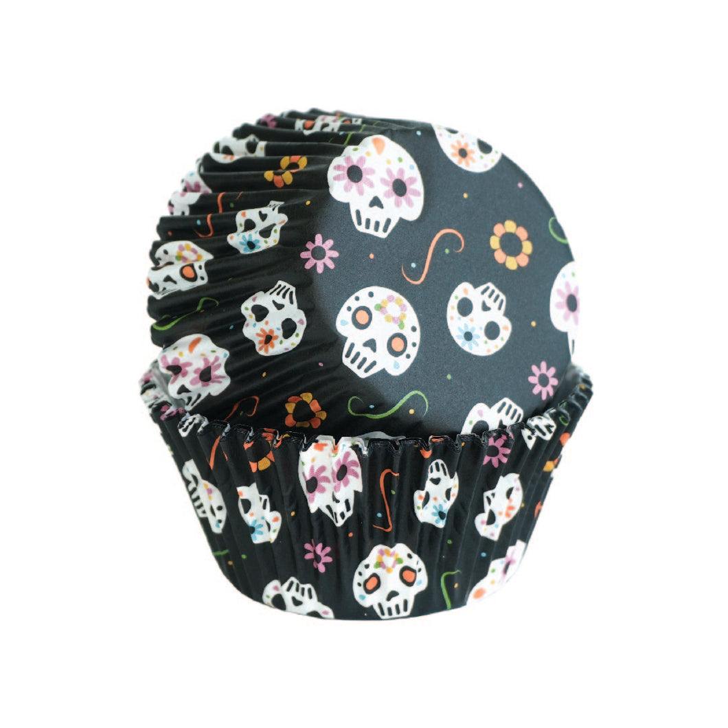 Sugar Skull Standard Cupcake Liners - 25 Count