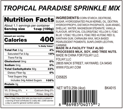 Tropical Paradise Sprinkle Mix